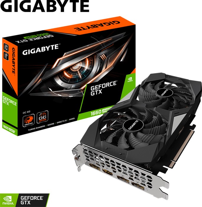 GIGABYTE GeForce GTX 1660 SUPER OC 6G, 6GB GDDR6, HDMI, 3x DP