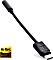 InLine Mini USB-C 96KHz Hi-Res Audio Adapterkabel USB-C zu 3.5mm Buchse 0.13m (33054C)
