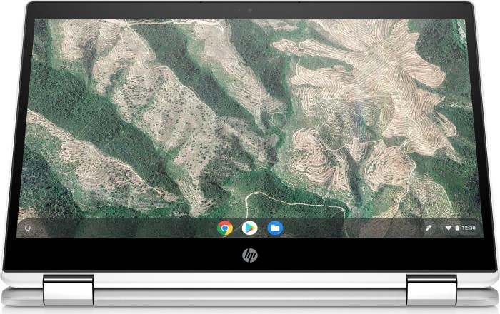 HP Chromebook x360 14b-ca0300ng Ceramic White, Celeron N4000, 4GB RAM, 64GB Flash, DE