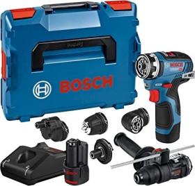 Bosch Professional GSR 12V-35 FC FlexiClick Akku-Bohrschrauber inkl. L-Boxx + 2 Akkus 3.0Ah + Zubehör (06019H3008)