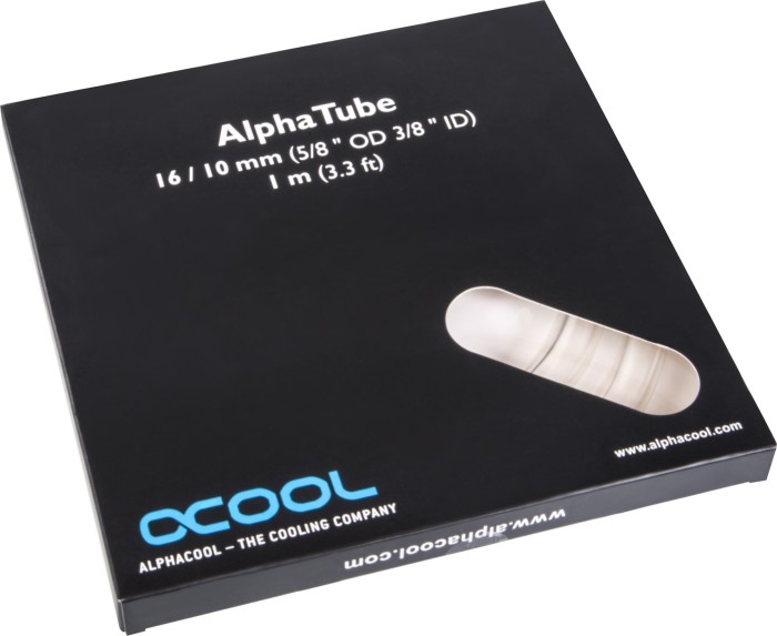 Alphacool AlphaTube HF Ultra Clear, 16/10mm, 1m, klar, retail