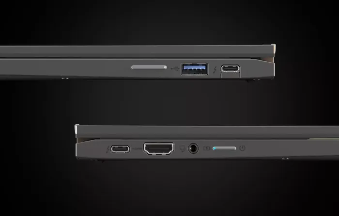 Acer Chromebook Spin 714 CP714-2WN-342R, Steel Gray, Core i3-1315U, 8GB RAM, 256GB SSD, DE