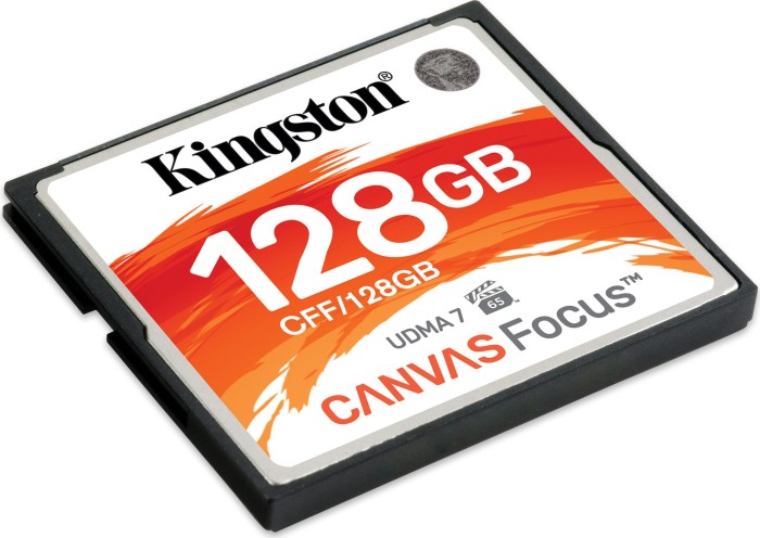 Kingston Canvas Focus UDMA7 R150/W130 CompactFlash Card 128GB