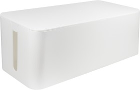 LogiLink Kabelbox groß, 407x157x133.5mm, weiß