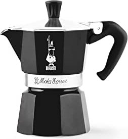 Bialetti Moka Express 6 Tassen schwarz Espressokanne