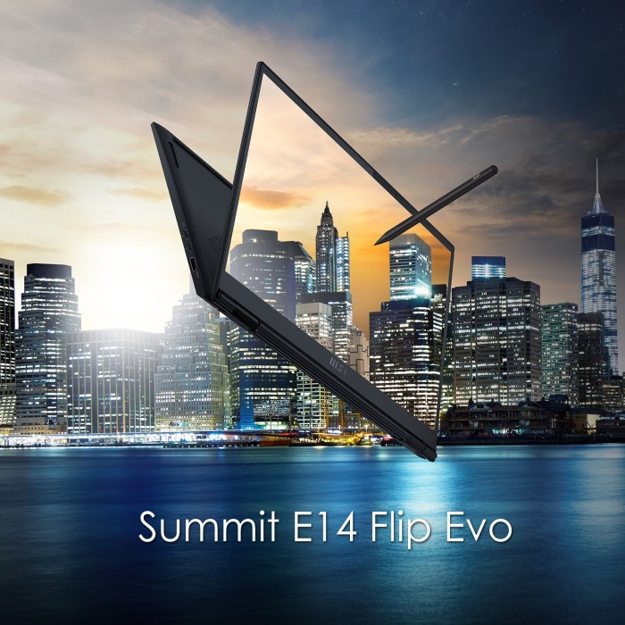 MSI Summit E14 Flip Evo A12MT-055, Ink Black, Core i7-1280P, 16GB RAM, 1TB SSD, DE