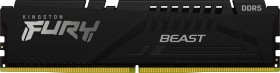 Kingston FURY Beast schwarz DIMM 16GB, DDR5-4800, CL38-38-38, on-die ECC