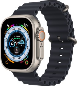 Apple Watch Ultra mit Ocean Armband Mitternacht (MQFK3FD)