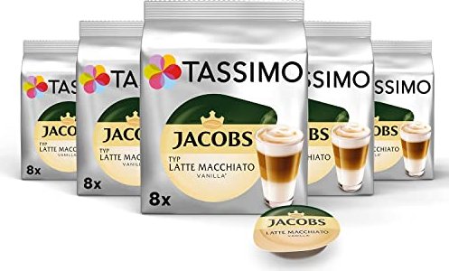 Tassimo T-Disc Jacobs Latte Macchiato Vanille Kaffee ...