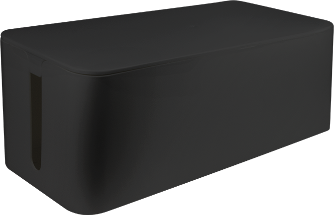 LogiLink Kabelbox duży, 407x157x133.5mm, czarny