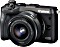 Canon EOS M6 schwarz mit Objektiv EF-M 15-45mm 3.5-6.3 IS STM (1724C012)