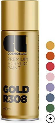 COSMOS LAC RAL R308 Acryllack-spray złoty błyszczący