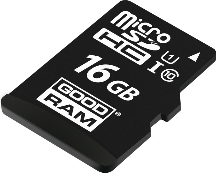 goodram M1AA R100 microSDHC 16GB Kit, UHS-I U1, Class 10