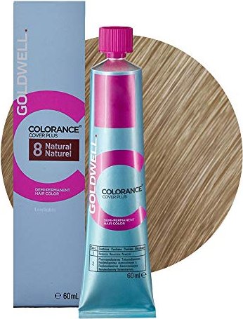 Goldwell Colorance Cover Plus Lowlights szampon koloryzujący 8 natur, 60ml