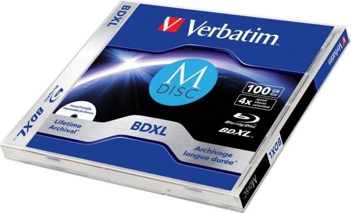 Verbatim M-DISC BD-R XL 100GB, 4x, 1er Jewelcase