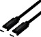Value USB4 Gen3x2 Kabel, 40Gb/s, 100W PD, USB-C Stecker auf USB-C Stecker, schwarz, 1m (11.99.9082)