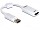 DeLOCK DisplayPort/HDMI kabel przejściówka biały (61767)