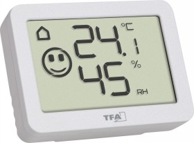 TFA Dostmann Digitales Thermo-Hygrometer weiß