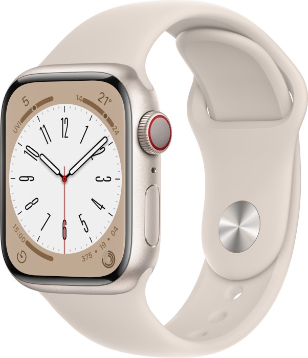Apple Watch Series 8 (GPS + Cellular) 41mm Aluminium ...