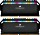 Corsair Dominator Platinum RGB schwarz DIMM Kit 32GB, DDR5-6200, CL36-39-39-76, on-die ECC (CMT32GX5M2X6200C36)