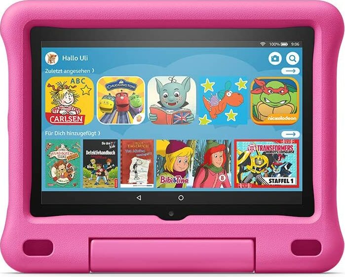 Amazon Fire HD 8 KFONWI 2020, ohne Werbung, 32GB, pink, Kids Edition