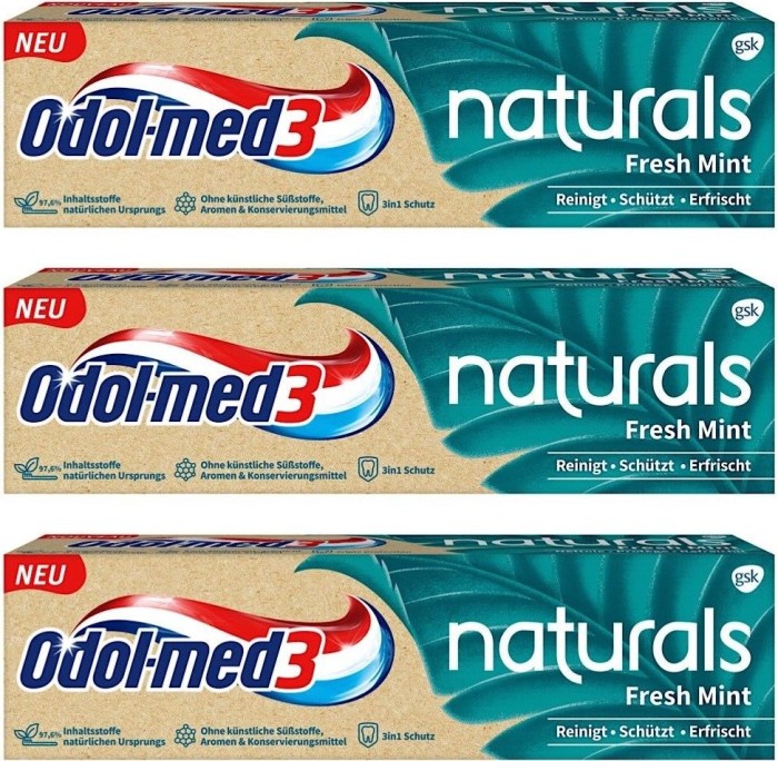 Odol-med3 Fresh Mint guma do żucia do pielęgnacji zębów, 12 sztuk