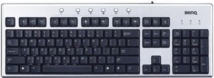 BenQ X-Touch 122 Internet keyboard Pro srebrny, PS/2 & USB