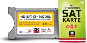 HD Austria HD-SAT CI+ Modul mit integrierter HD Austria-Karte für ORF