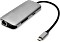 Digitus USB-C Docking uniwersalny stacja dokująca 8-portowy, USB-C 3.0 [wtyczka] (DA-70884)