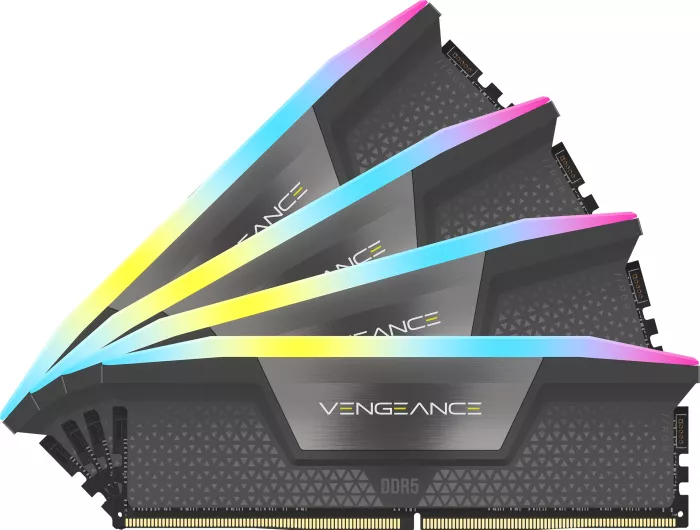Corsair Vengeance RGB szary DIMM Kit 64GB, DDR5-5600, CL36-36-36-76, on-die ECC