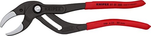 Knipex Syphon-Greifzange poliert 250mm tauchisoliert 81 01 250
