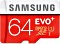 Samsung EVO+ R80/W20 microSDXC 64GB Kit, UHS-I, Class 10 (MB-MC64DA/EU)