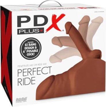 Pipedream PDX Plus Perfect Ride kolor skóry/ciemny