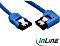 InLine przewód SATA niebieski, prosty/prawo łamany 0.5m (27705R)