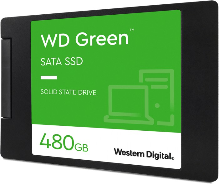 Western Digital WD Green SATA SSD 480GB, 2.5"/SATA 6Gb/s