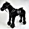Heunec Pferd 80cm schwarz Stehpferd (727977)
