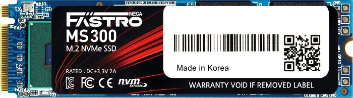 MEGA Electronics Fastro MS300 SSD 1TB, M.2 2280 / M-Key / PCIe 4.0 x4, chłodnica