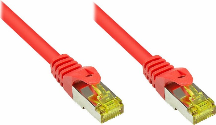 Good Connections RNS kabel patch, Cat6a/Cat7, S/FTP, RJ-45/RJ-45, 3m, czerwony