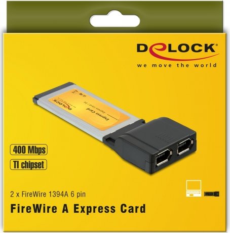 DeLOCK 2x FireWire, ExpressCard/34