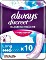 Always Discreet Long incontinence pad, 10 pieces