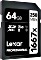 Lexar Professional 1667x Silver Series R250/W120 SDXC 64GB, UHS-II U3, Class 10 Vorschaubild