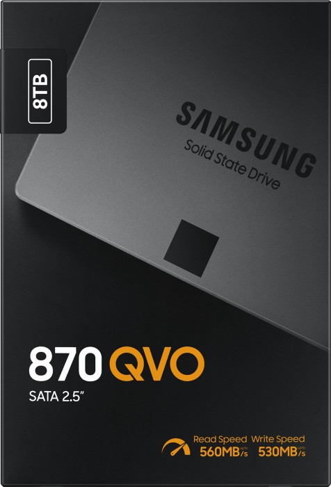 Samsung SSD 870 QVO 8TB, 2.5"/SATA 6Gb/s