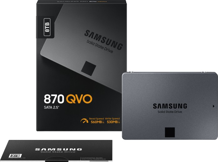 Samsung SSD 870 QVO 8TB, 2.5"/SATA 6Gb/s