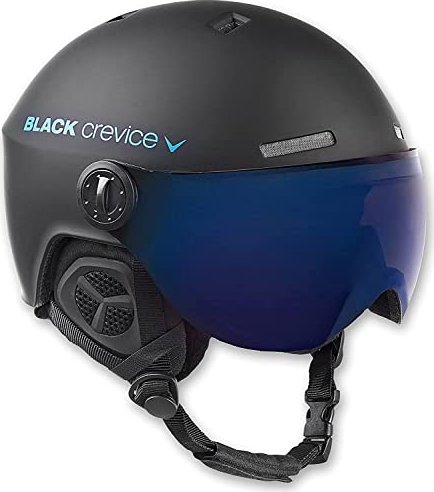 58-62cm Skihelm Helm Black Crevice Erwachsene Gstaad Größe ML ,schwarz/blau,Neu 