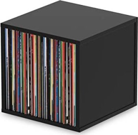 Glorius Record Box 110 Plattenregal schwarz