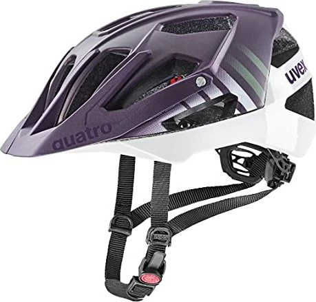 Casco Bici Uvex Quatro Cc Unisex, Colore Oak Brown-Black Opaco, Taglia 56-61 Cm, Con Visiera Regolabile E Sistema Di Ventilazione A 17 Condotti