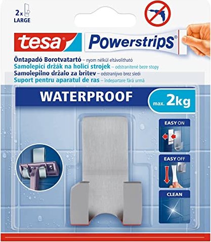 tesa Powerstrips Waterproof Rasiererhalter zoom