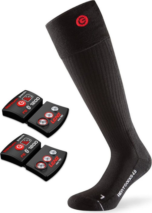 Lenz Heat Sock 4.0 Toe Cap inkl. Lithium Pack RCB 1200 Socken