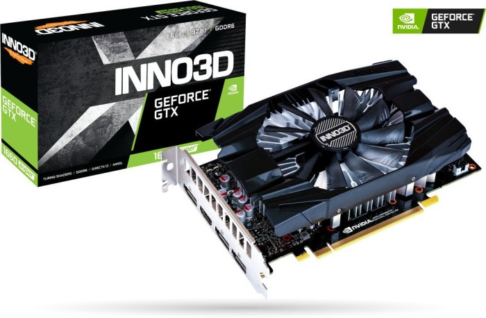 INNO3D GeForce GTX 1660 SUPER Compact X1, 6GB GDDR6, HDMI, 3x DP