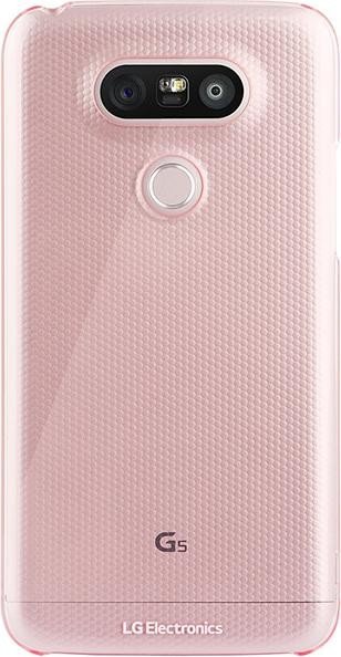 LG CSV-180 Snap On Soft Back Cover pink
